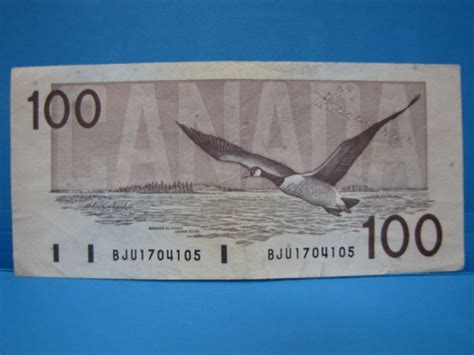 1988 Canadian 100 Dollar Bill