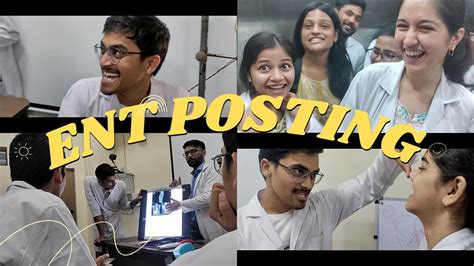 ENT POSTING MBBS Diaries GMC BHOPAL YouTube