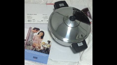 Kuhn Rikon Duromatic Pressure Cooker 2 5qt Braiser 1 Youtube