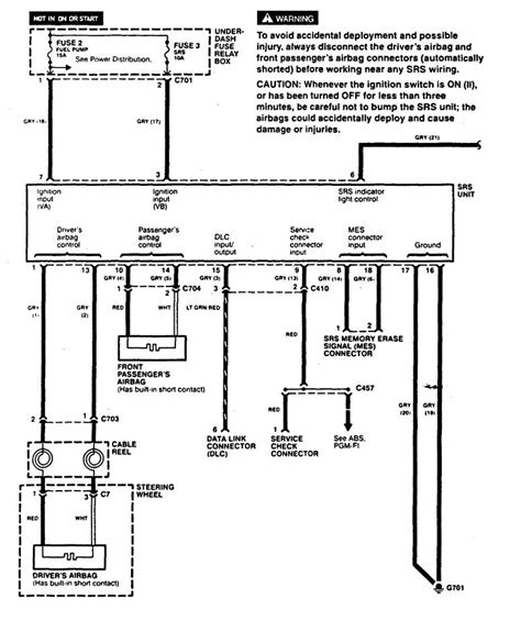 Acura CL 1997 Wiring Diagrams Air Bags Carknowledge Info