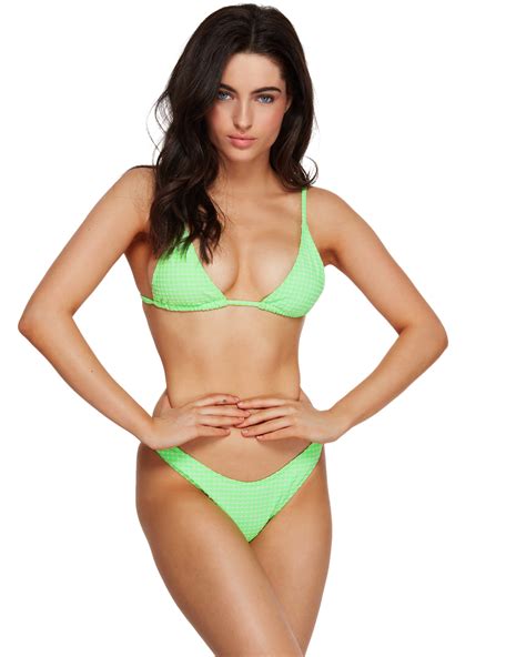 Billabong Surf Check Hike Bikini Bottom Neon Green Surfstitch