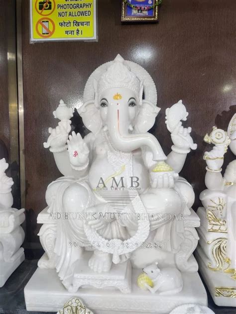 White Marble Designable Ganesh Statue Temple At Rs 28000 In Jaipur