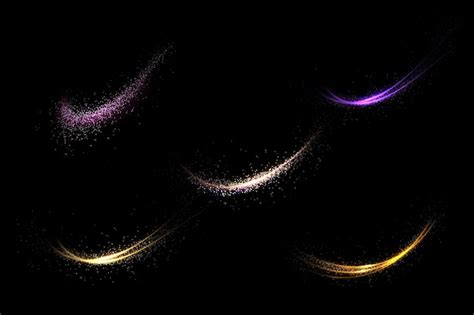 Premium Vector Isolated Design Component With Gorgeous Arc Set