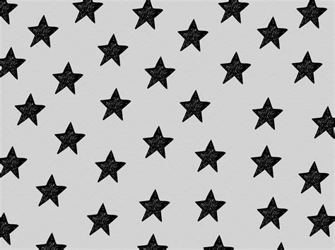 Black stars pattern | Graphic Patterns ~ Creative Market