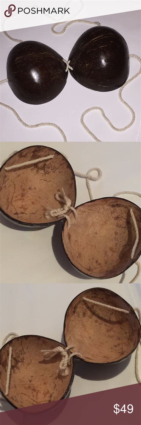 👙🥥🥥real Coconut Shell Hawaiian Bikini Hula Top Coconut Shell Hula