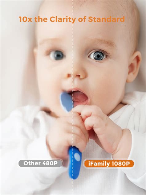 iFamily SM70A Split screen baby monitor with 2 remote pan tilt cameras