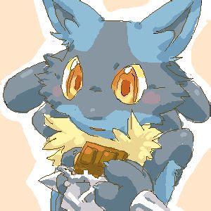 Lucario With Chocolate I Wish I Knew Could Find The Source For This