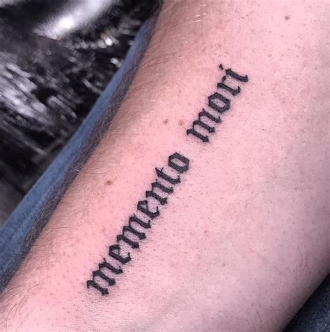 Memento Mori Tattoo