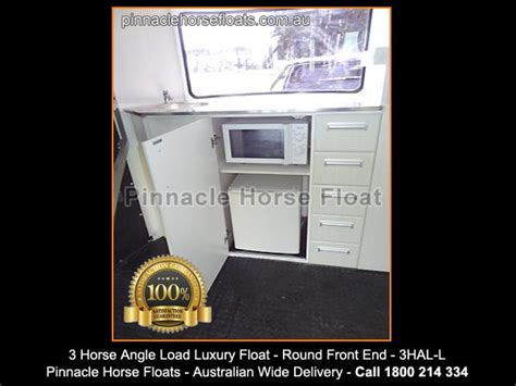 3 Horse Float Angle Load Luxury Kitchen Sleeping Beds 3hal Luxury