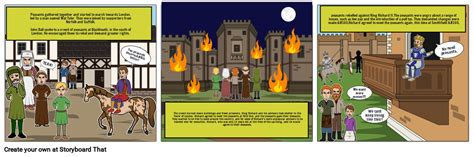 Peasants revolt Storyboard by f47eeaff