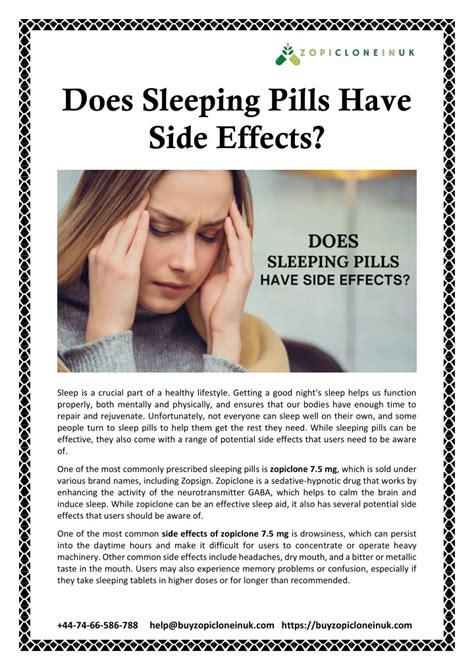 Ppt Does Sleeping Pills Have Side Effects Powerpoint Presentation Free Download Id12158480