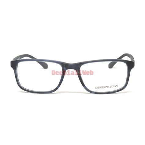 Emporio Armani EA 3098 Col 5549 Cal 53 New Occhiali Da Vista Eyeglasses