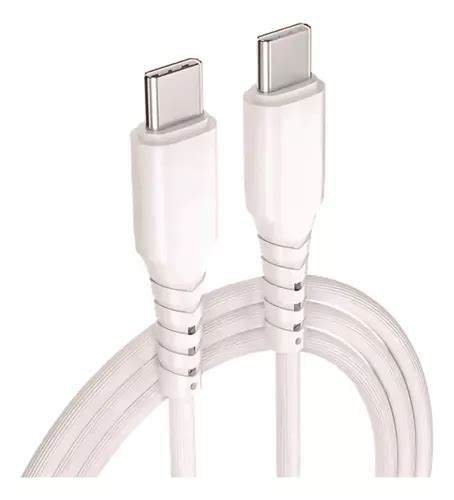 Cable Tipo C A Usb C Carga Rapida Datos 1 2m Reforzado