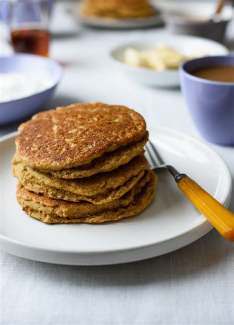 This vegan pancake mix is made with whole grain flours and flax meal. Keep it on hand for lazy ...