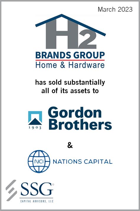 H2 Brands Group Ssg Capital Advisors Llc