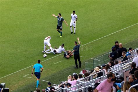 Inter Miami CF Against LA Galaxy, First Home Match at MLS 2021 Season at DRV Pink Stadium ...