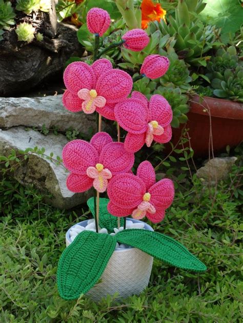 Crochet Orchid In 2021 Crochet Flowers Crochet Flower Patterns Crochet Flowers Free Pattern