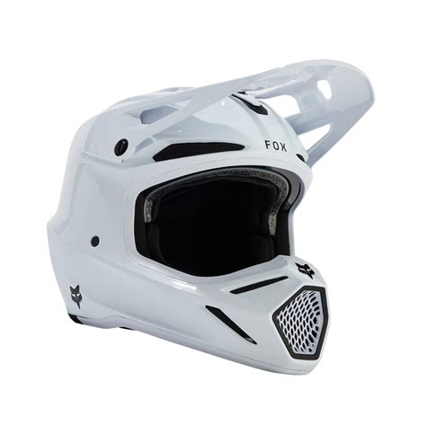 Fox Casco Mx V Rs Carbon Solid Bianco Maciag Offroad