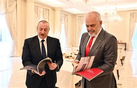 President Ilham Aliyev Holds One On One Meeting With Prime Minister Of