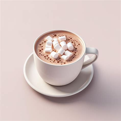 Premium AI Image A Delicious Cup Of Hot Chocolate