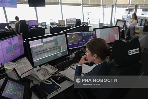 Командно-диспетчерский пункт аэропорта Шереметьево | РИА Новости Медиабанк