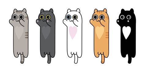 Cute Cartoon Cat Hanging Royalty Free Photos And Stock Images