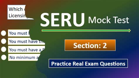 Seru Mock Assessment Section Seru Mock Test Practice Youtube