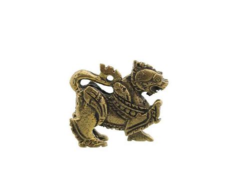 Amulette Dragon Pixiu Pi Yao Piyao Luck Attraction Amulet Thai Buddhist G32