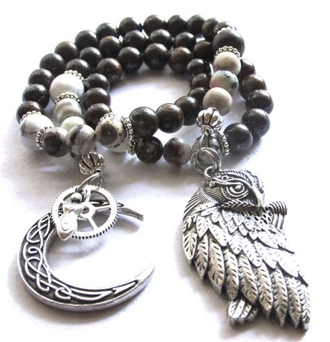 Arianrhod Welsh Goddess Of The Silver Wheel Devotional Beads Pagan