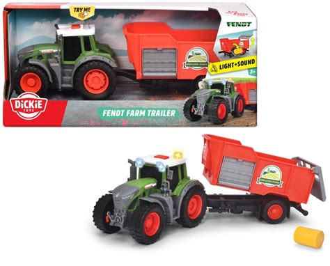 DICKIE TOYS Traktor Fendt Z Przyczepą Bela Siana 12521142206 Allegro pl