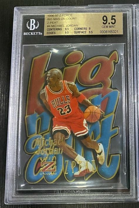 1996 97 Skybox Z Force Big Man On Court Becomes Big Insert In Hobby