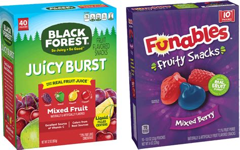 0 50 For Funables Or Black Forest Fruit Snacks Offer Available At Multiple Stores Printable