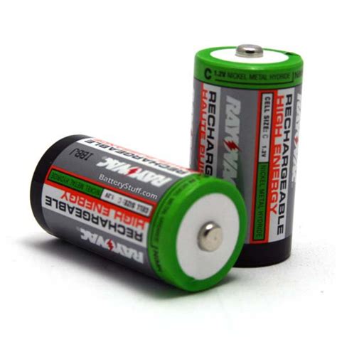 Rechargable C Batteries Rayovac Nimh C Cell Rechargeable Battery