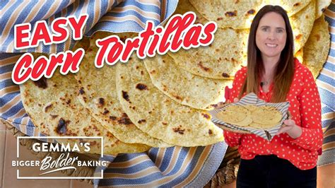 4 Ingredient Homemade Corn Tortillas Recipe Youtube