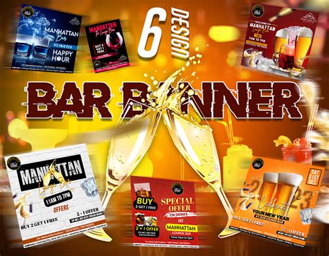 Lounge Bar Banner Instagram Behance