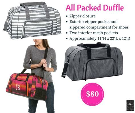 All Packed Duffle Vista Stripe With Images Duffle Thirty One