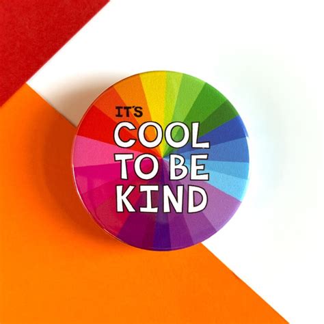 Its Cool To Be Kind Badge Kindness Badge Kindness T Etsy