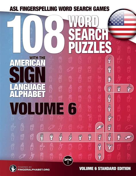 Buy 108 Word Search Puzzles With The American Sign Language Alphabet