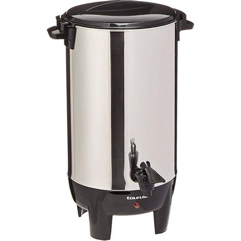 Cafetera Taurus Percolador Mod Columba 40 Tazas Acero Inox