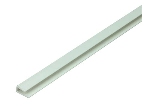 Arcansas U Profiel 1m 6x15 Mm Pvc Wit Hubo