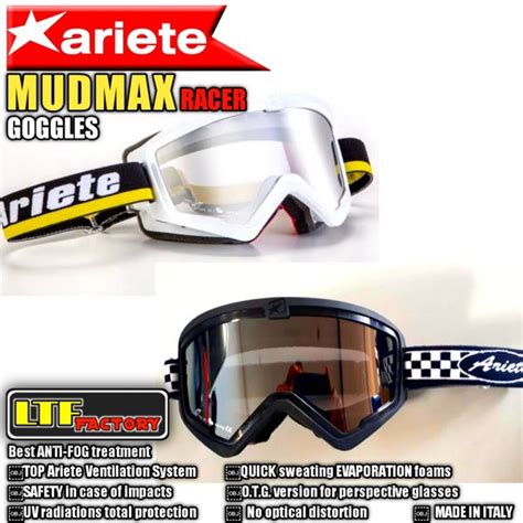 Jual Ariete Mudmax Racer Goggle Kacamata Adventure Trail Supermoto