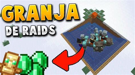 Granja De Raids Esmeraldas Y Experiencia F Cil Para Minecraft