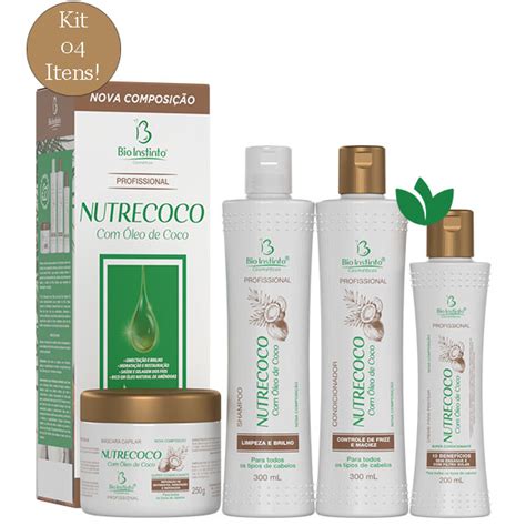 Kit Capilar Profissional Nutrecoco Itens Bio Instinto Shopee Brasil