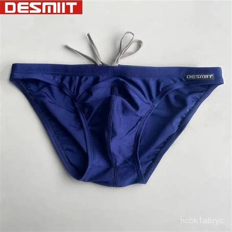 Jual Desmiit Swimwear Mens Swim Briefs Sexy Bikini Swimming Trunks For Man Mini Swimsuit Gay