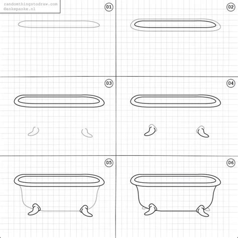 How To Draw A Bathtub Doodle Drawings Learn To Draw Drawings