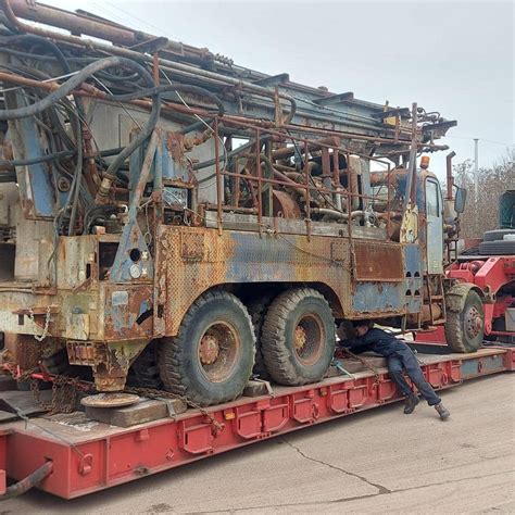 Scammell Super Constructor Quarry Drill Rsnowrunnerirl