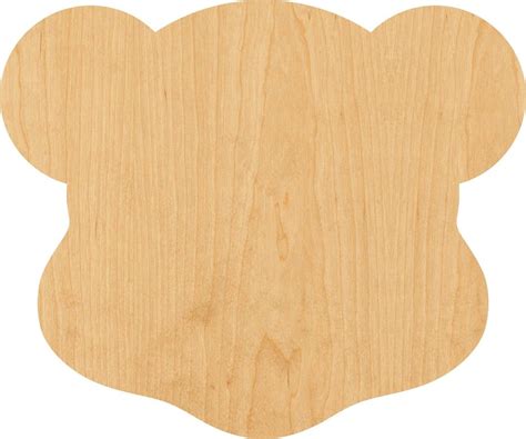 Teddy Bear 1 Wooden Laser Cut Out Shape Great For Crafting Etsy