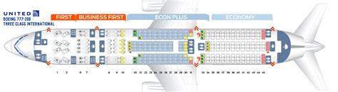 United Airlines Seating Chart Image