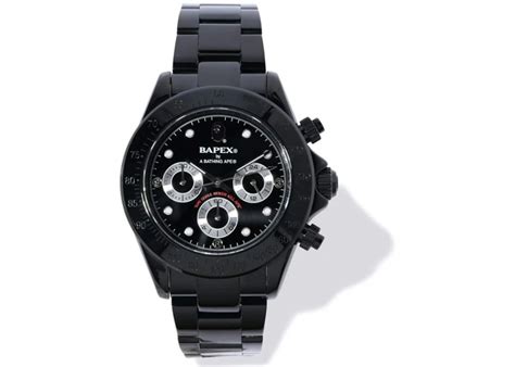 Bape A Bathing Ape Type 3 Bapex Watch Black