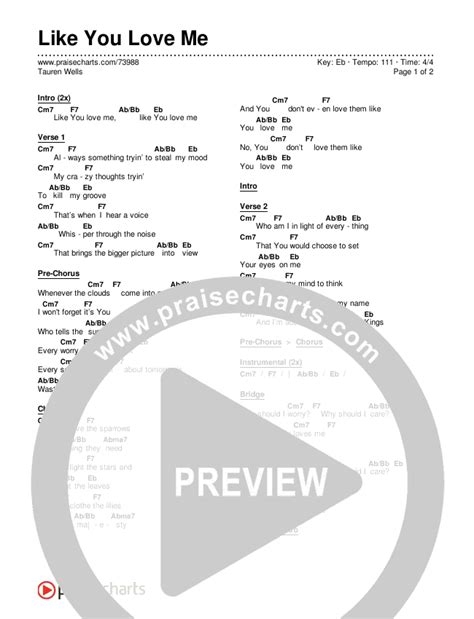 Love Me Guitar Chords